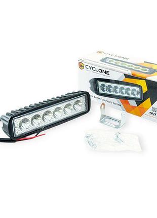 Фара додаткова led прямокутна 150х38х40 (д, в, ш) 18w sp дальній cyclone