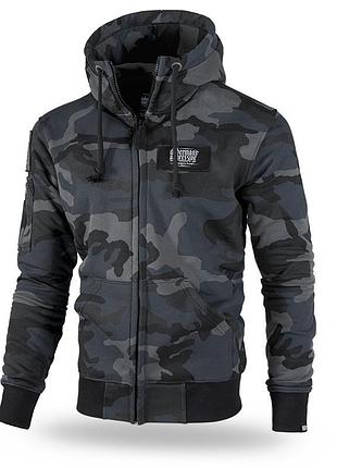 Толстовка мужская dobermans aggressive classic худи на молнии с капюшоном камуфляж (m) xxxl