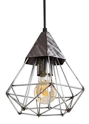 Світильник підвісний (люстра) quarz p220 брутал, сталь, atmolight