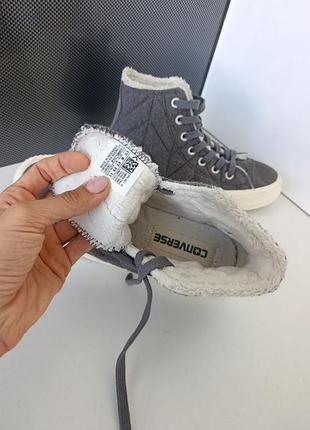 Жіночі утепленні кеди converse 4