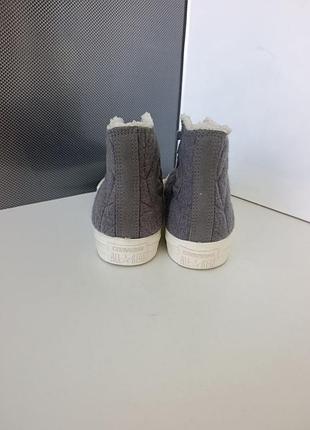 Жіночі утепленні кеди converse 5