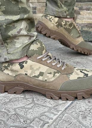 Кросівки чоловічі тактичні зсу піксель kros pixel 102132 6655 40 р 26,5 см хакі