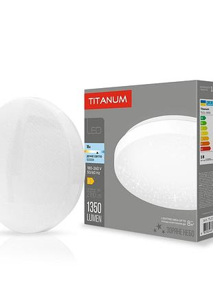 Світлодіодний світильник настінно-стельовий titanum 18w 5000k зоряне небо