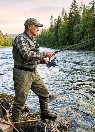 Катушка для спиннинга безынерционная универсальная пластиковая fishmx sy200 черная