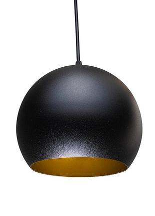Світильник підвісний (люстра) bowl p200 чорний, золото, atmolight