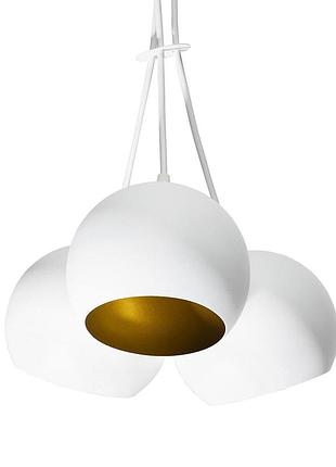 Світильник підвісний (люстра) bowl c1503 білий, золото, atmolight