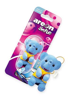 Ароматизатор на зеркало сухой areon smile игрушка "new car"