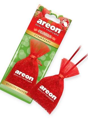 Ароматизатор на дзеркало сухий мішечок areon pearls "strawberry"