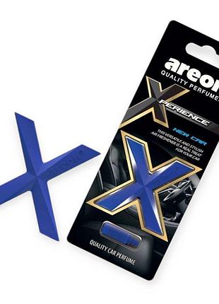 Ароматизатор на обдув буква x areon xperience "new car"