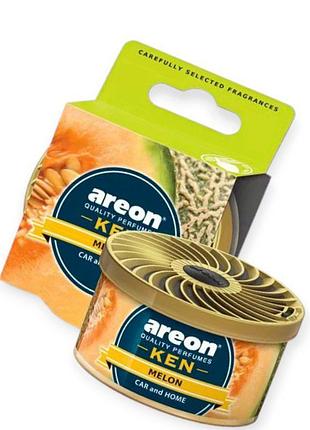 Ароматизатор на панель areon ken 35г "melon"