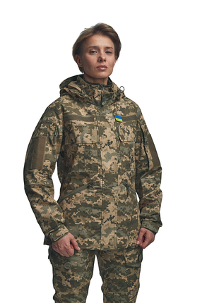 Жіноча тактична куртка fc combat fit, піксель