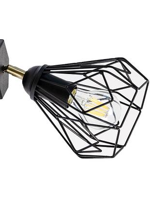 Бра (світильник настінний) bevel w165 чорний, atmolight