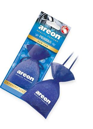 Ароматизатор на зеркало сухой мешочек areon pearls "new car"