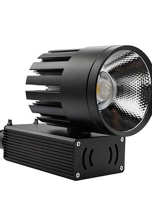 Трековий світильник prolum™ m27; 30w; 220v; чорний series "tal"; білий 4000к