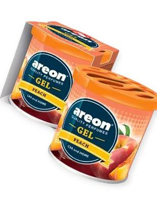 Ароматизатор на панель areon gel 80г "peach"