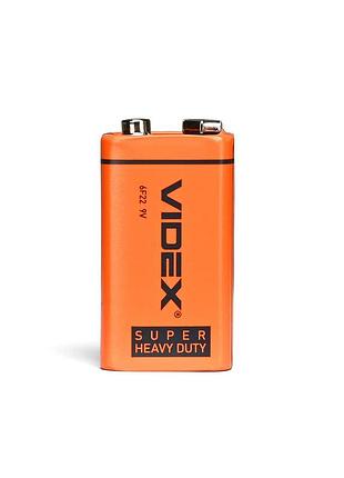 Солевая батарейка videx 6f22/9v (крона) 1 шт. shrink
