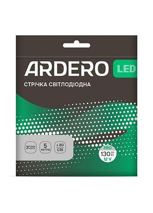 Світлодіодна стрічка ardero ls612ard pro 12в 13.5вт 3000k