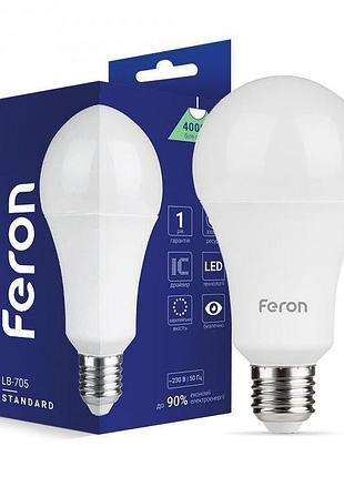 Світлодіодна лампа feron lb-705 15вт e27 4000k