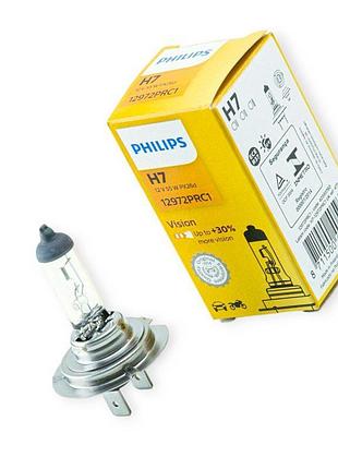 Автолампа h7 12v 55 w philips premium 30%