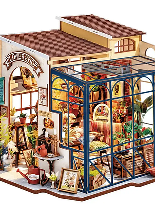 Конструктор 3d мини-домик robotime rolife emily's flower shop dg145