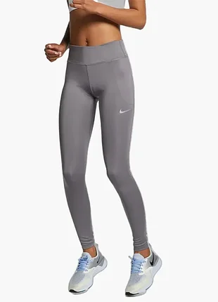 Леггинсы женские nike fast grey