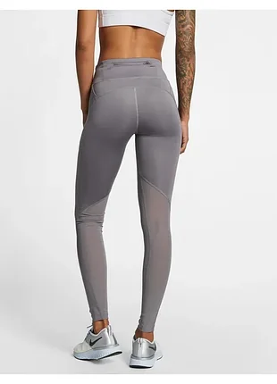 Леггинсы женские nike fast grey 3