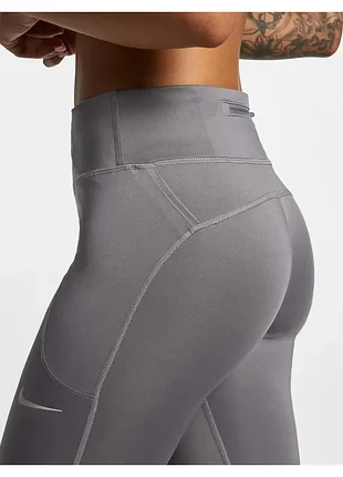 Леггинсы женские nike fast grey 5