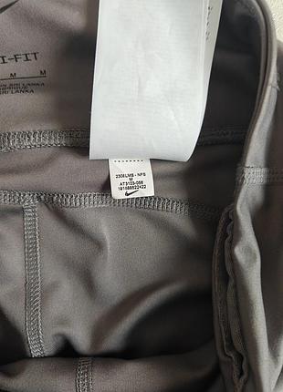 Леггинсы женские nike fast grey 10