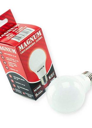 Лампа светодиодная 220v e27 10w a60 4100k magnum megalight