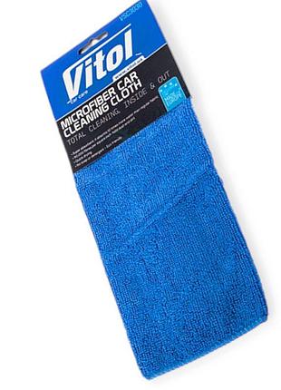 Салфетка микрофибра универсальная (30х30) синяя vitol