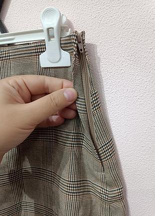 H&amp;m,мини юбка в клетку,р.хс 2