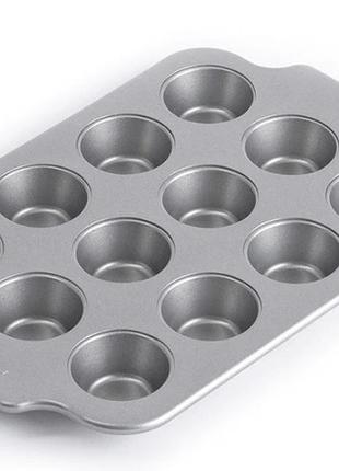 Форма для выпечки кексов kitchenaid сс006067-001 30х20х2.4 см серая 4760814