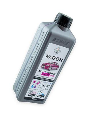 Автошампунь активная пена active foam 22 (1 -3-6) pink с розовой окраской пены 1.1 кг polychrom 2020