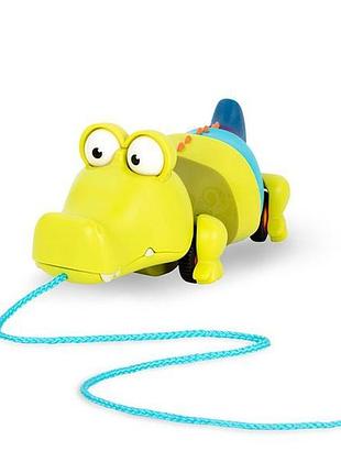 Игрушка-каталка battat крокодил клац-клаус (bx1674z) 4966665