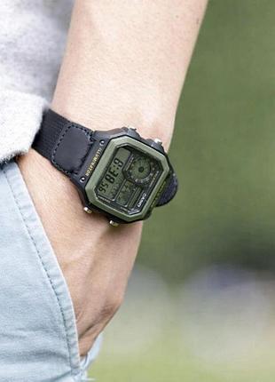 Мужские часы casio ae-1200whb-1b 2