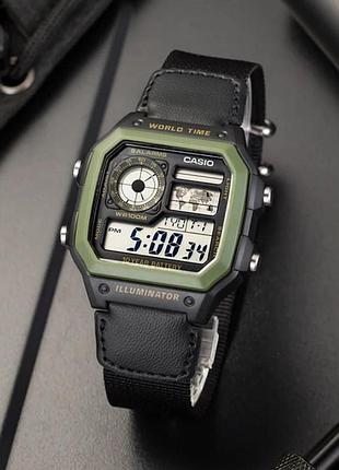 Мужские часы casio ae-1200whb-1b 3