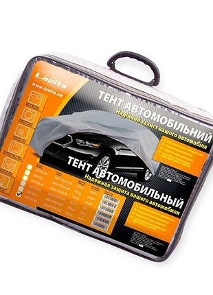 Тент-накидка джип/мінівен xl 510х195х155 peva з підкладкою, кишеня дзеркал, замок lavita