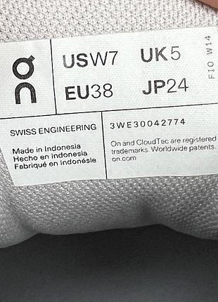 Оригінальні кросівки on cloudswift 4 38р.24см. 9