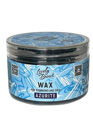 Воск в гранулах для бровей и лица (azurite) lb 100г