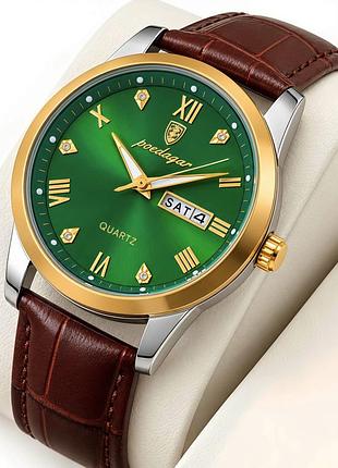 Poedagar omega leather brown, 2 ремінці 2