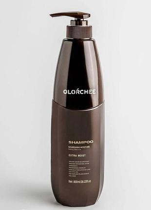 Шампунь для питания и увлажнения волос olorchee nourishing moisture extra moist shampoo 800 мл