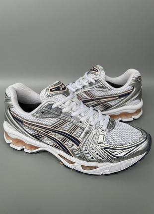 Оригінальні кросівки asics gel-kayano 14 white/metallic 39р.24.5см
