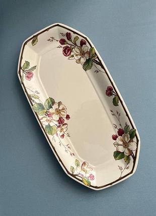 🌸 таця порцелянова villeroy & boch “portobello” вінтаж