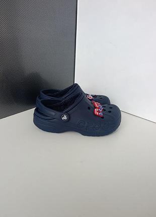 Детские утепленные сабо crocs