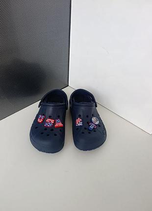 Детские утепленные сабо crocs 4