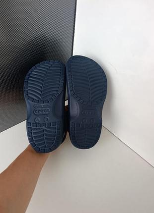 Детские утепленные сабо crocs 3