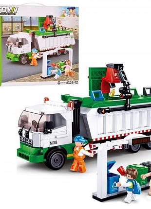 Конструктор sluban мусоровоз m38-b0780 432 детали 3971164