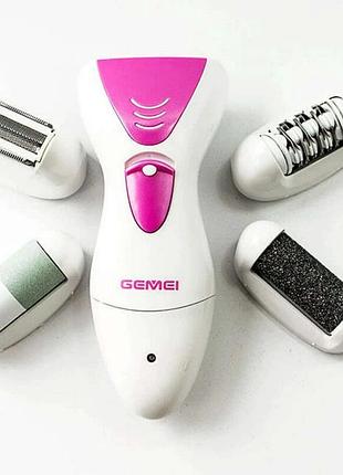 Епілятор gemei 4 в 1 gm-7006-pink рожевий 4541638