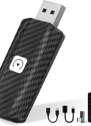 Бездротовий адаптер carplay msxttly u2c-air 2.0 5 ггц wi-fi usb c/a перехідник для автомобіля з carplay