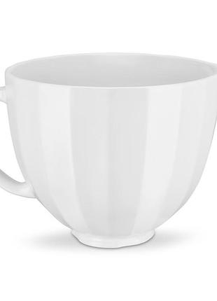 Чаша для миксера kitchenaid white shell 5ksm2сb5pws 4.7 л белая 4544841